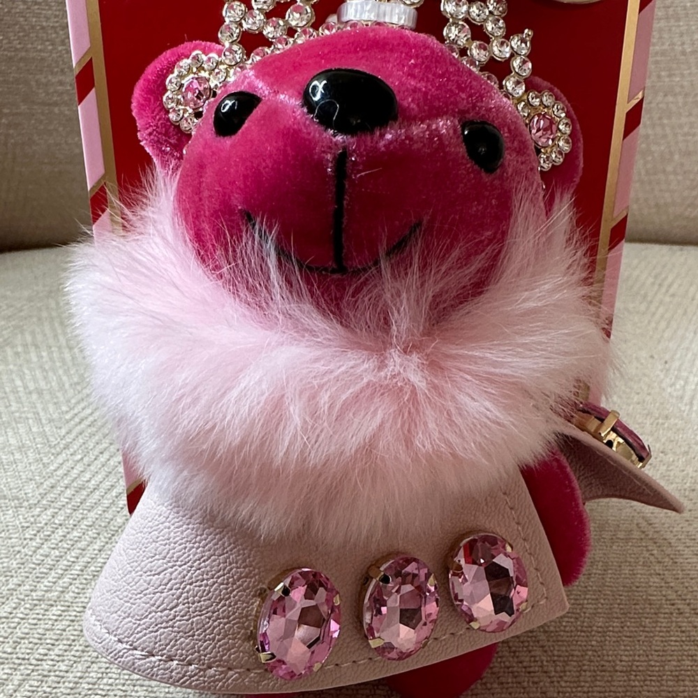 Piper Pink Royal Bear Keychain - Picture 3 of 10